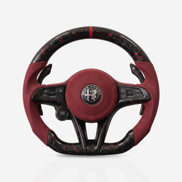 Alfa Romeo Forged Carbon Fibre & Alcantara Steering Wheel — 02
