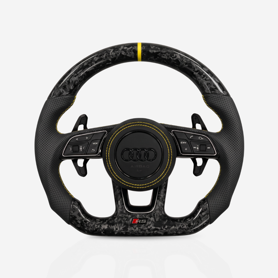 Audi Forged Carbon Fibre & Leather Steering Wheel — 12