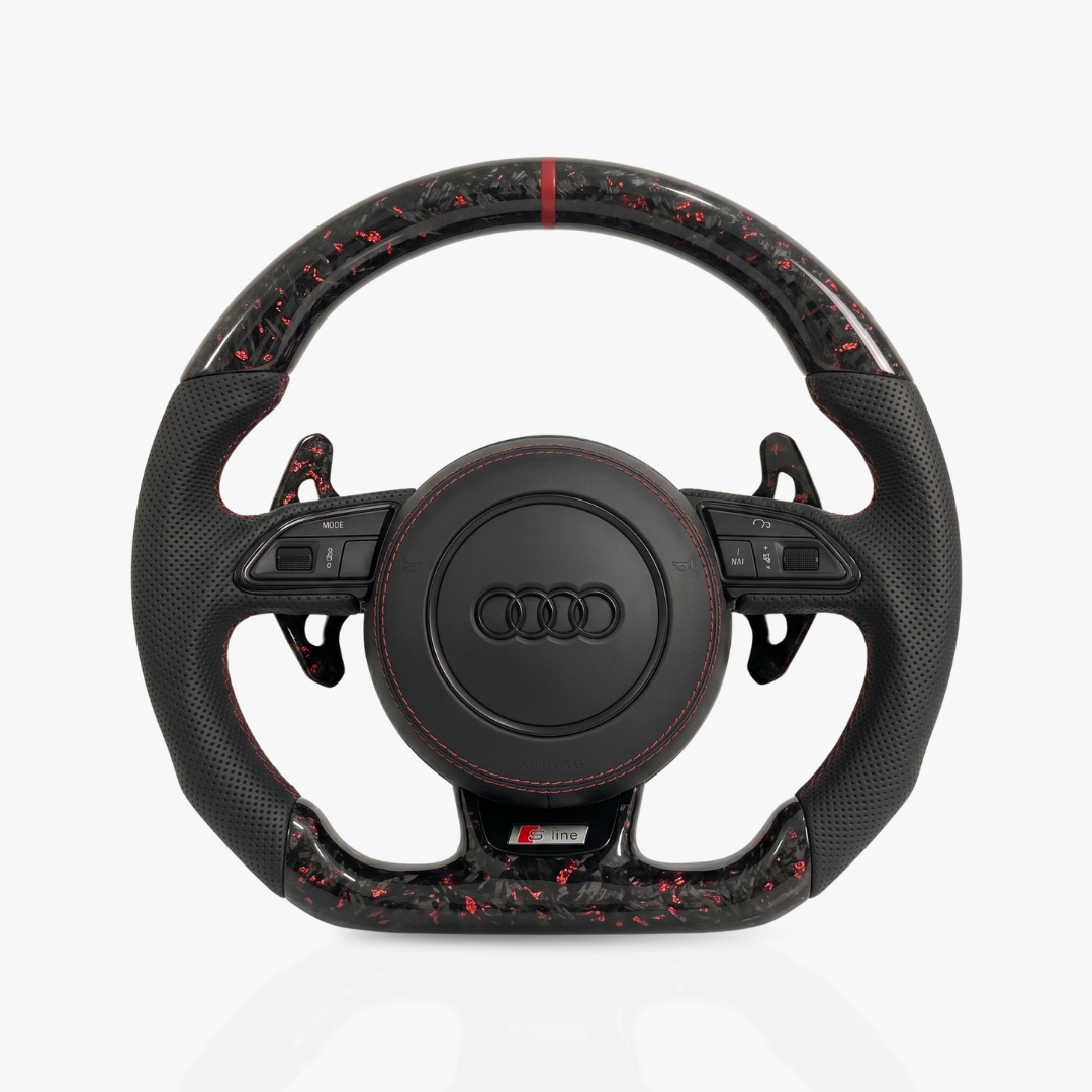 Audi Forged Carbon Fibre & Leather Steering Wheel — 14
