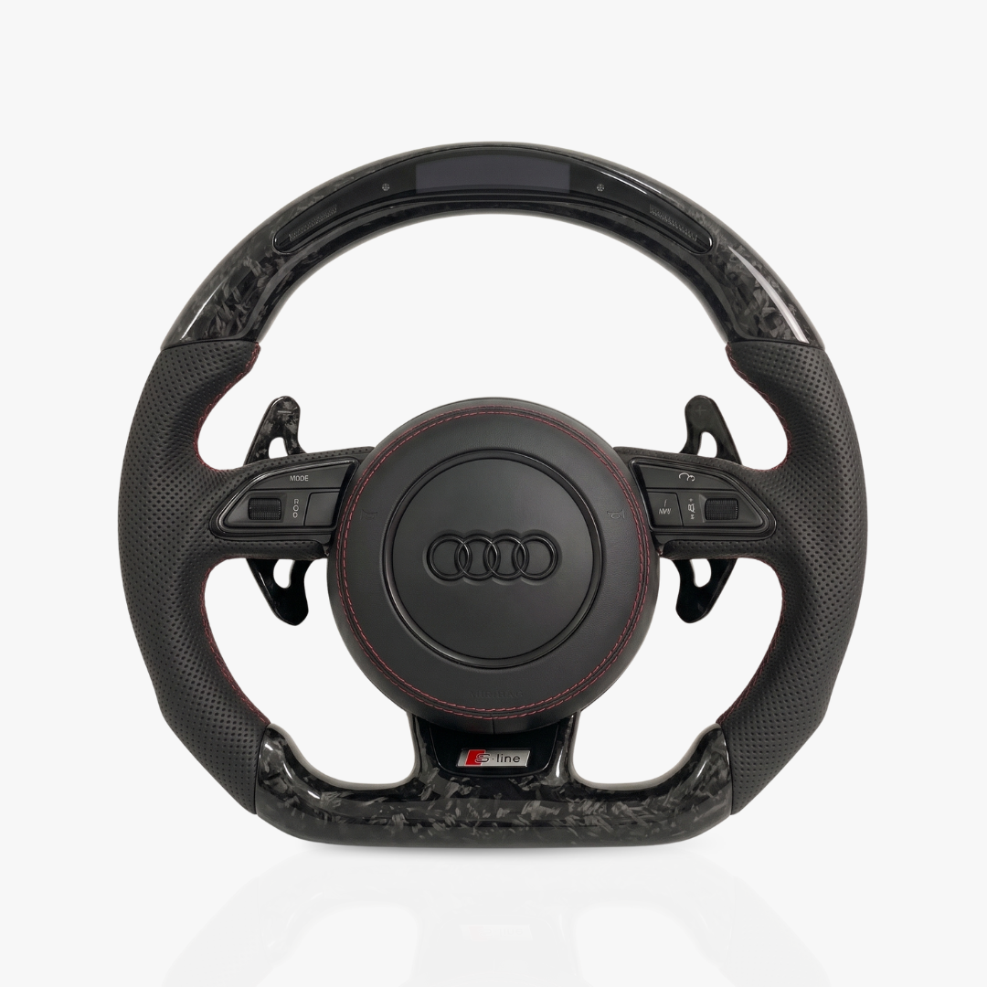 Audi Forged Carbon Fibre & Leather Steering Wheel — 15