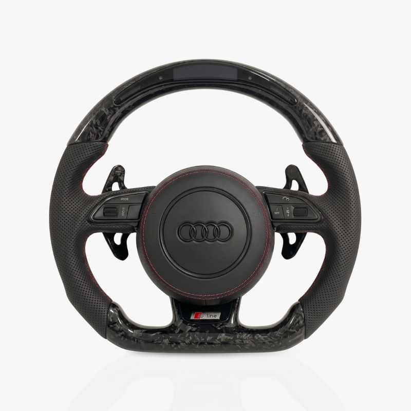 Audi Forged Carbon Fibre & Leather Steering Wheel — 15