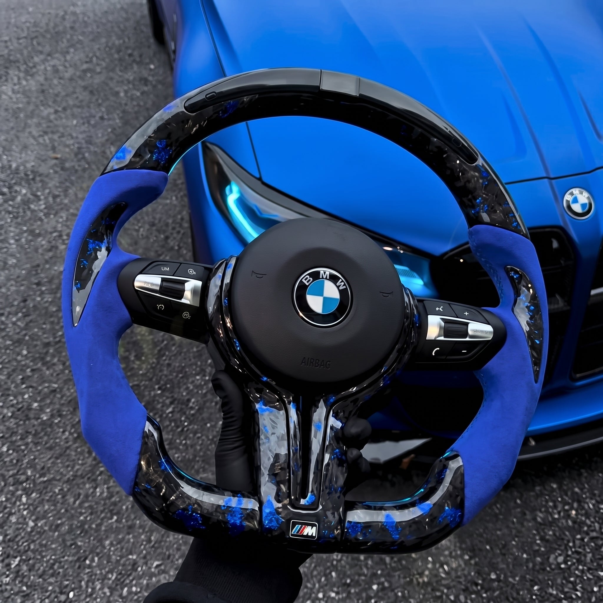 BMW Forged Carbon Fibre & Alcantara Steering Wheel — 19