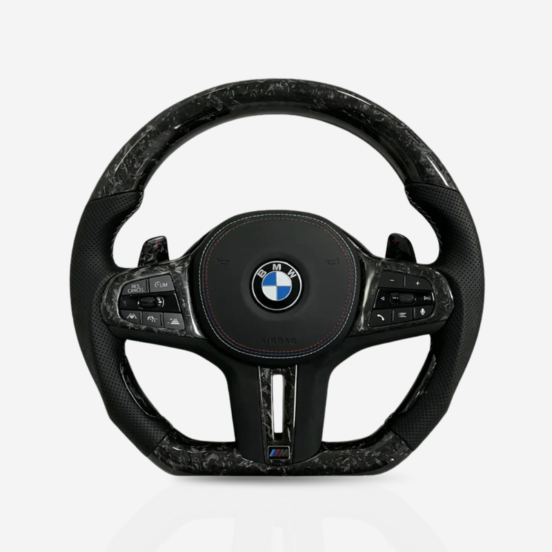 BMW Forged Carbon Fibre & Leather Steering Wheel — 01