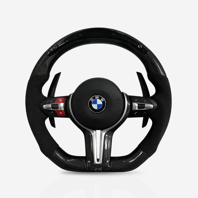 BMW Gloss Carbon Fibre & Alcantara Steering Wheel — 13