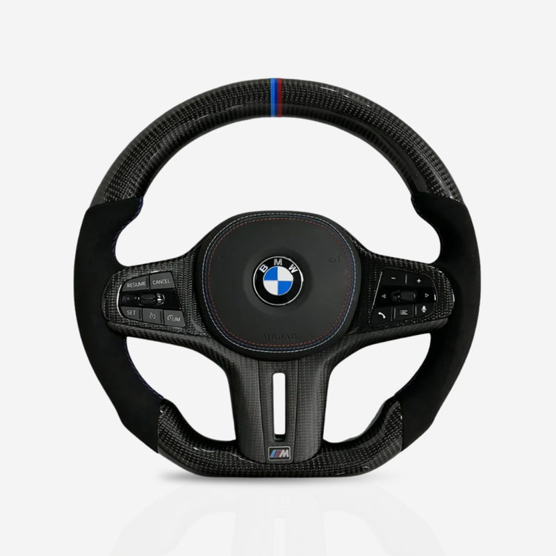 BMW Gloss Carbon Fibre & Alcantara Steering Wheel — 06