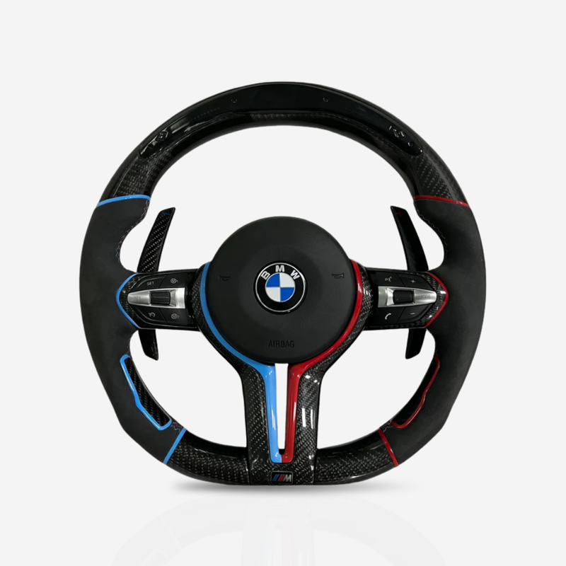 BMW Gloss Carbon Fibre & Alcantara Steering Wheel — 08