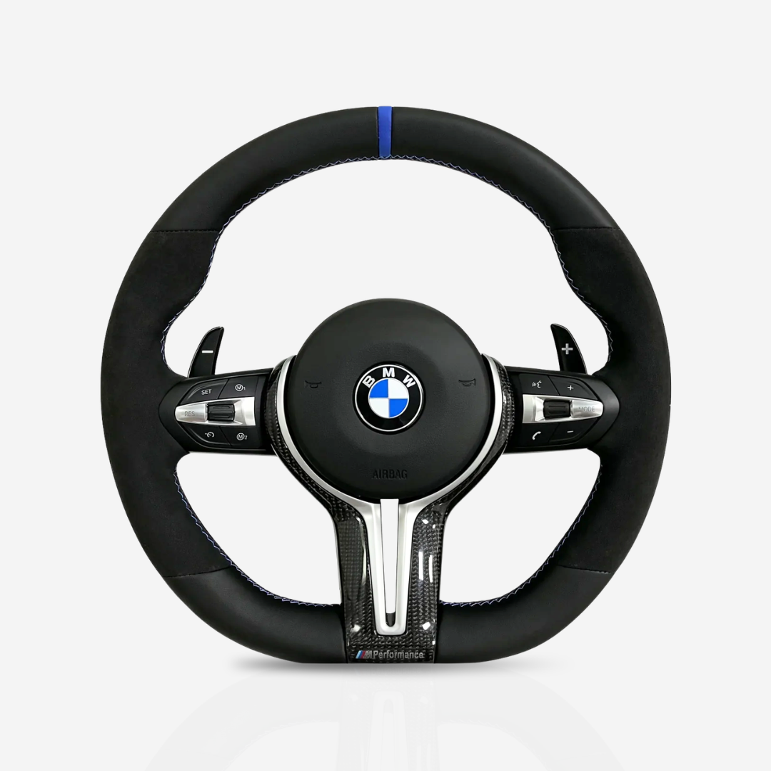 BMW Leather & Alcantara Steering Wheel — 15