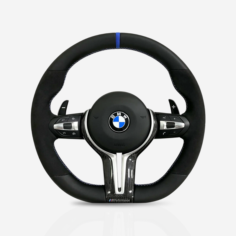 BMW Leather & Alcantara Steering Wheel — 15