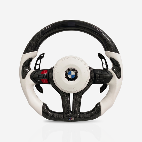 BMW Forged Carbon Fibre & Leather Steering Wheel — 18
