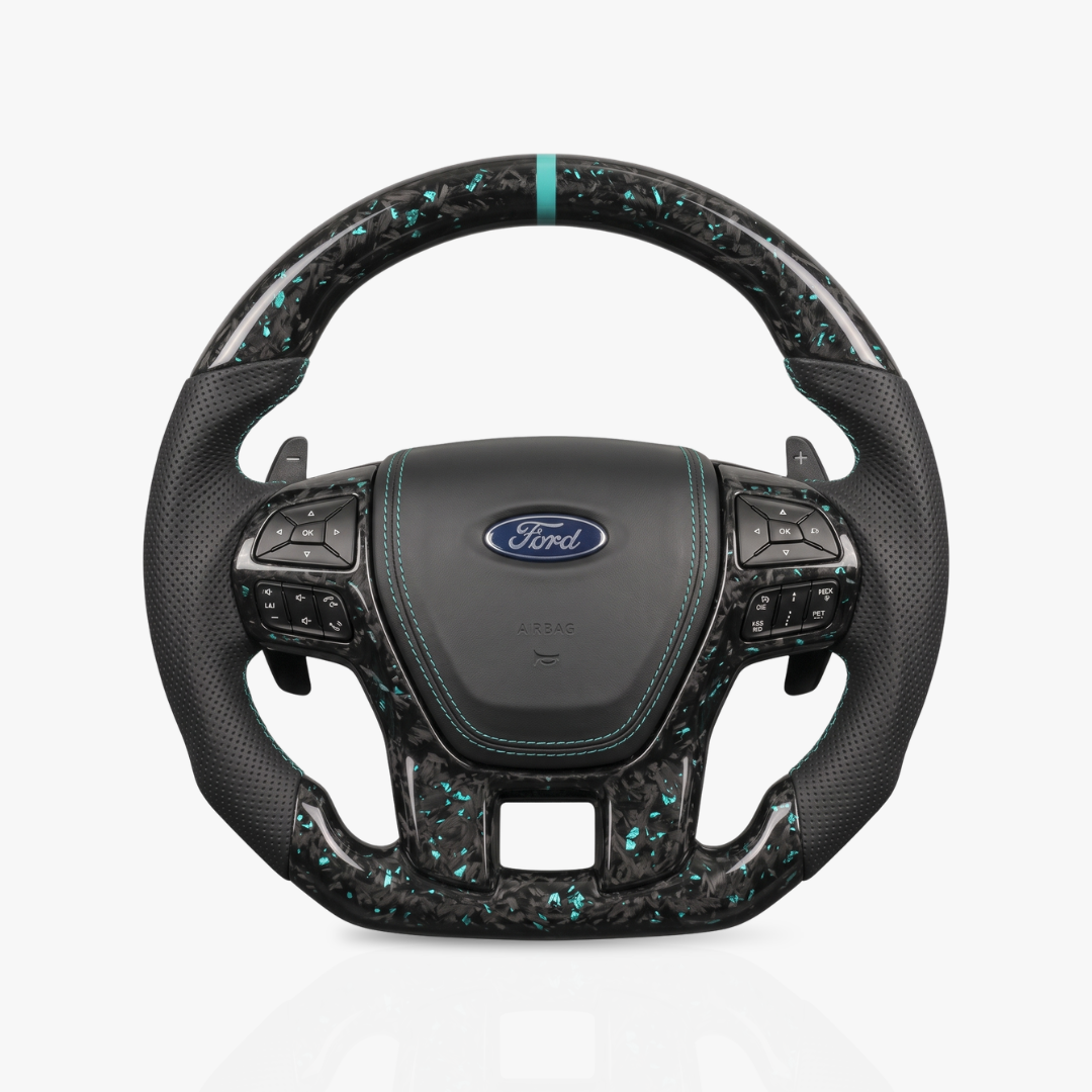 Ford Forged Carbon Fibre & Leather Steering Wheel — 34