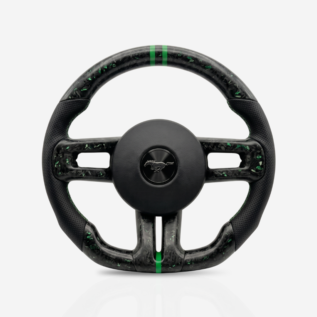 Ford Mustang Forged Carbon Fibre & Leather Steering Wheel — 15