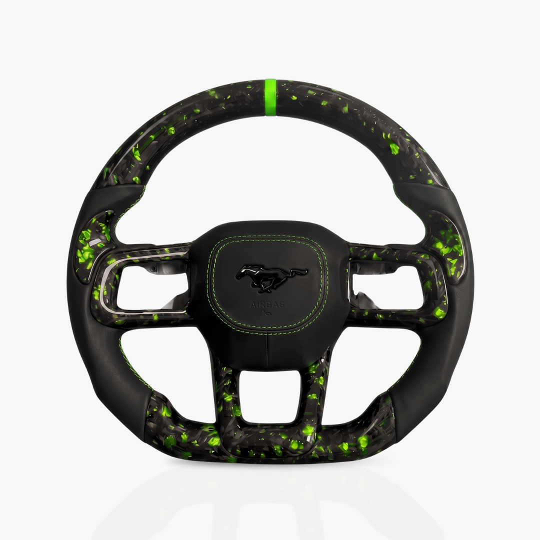 Ford Mustang Forged Carbon Fibre & Leather Steering Wheel — 31