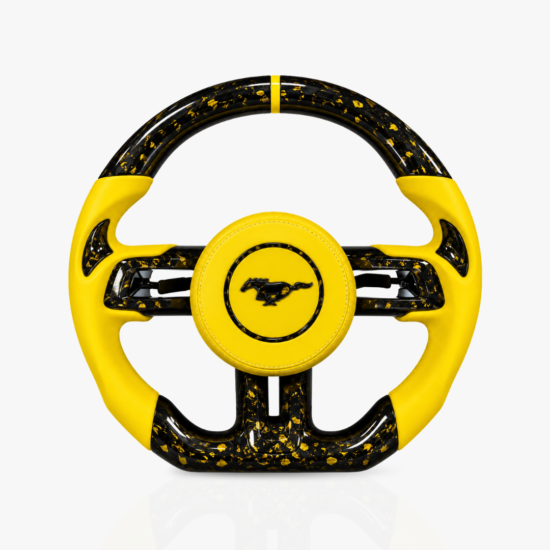 Ford Mustang Forged Carbon Fibre & Leather Steering Wheel — 35