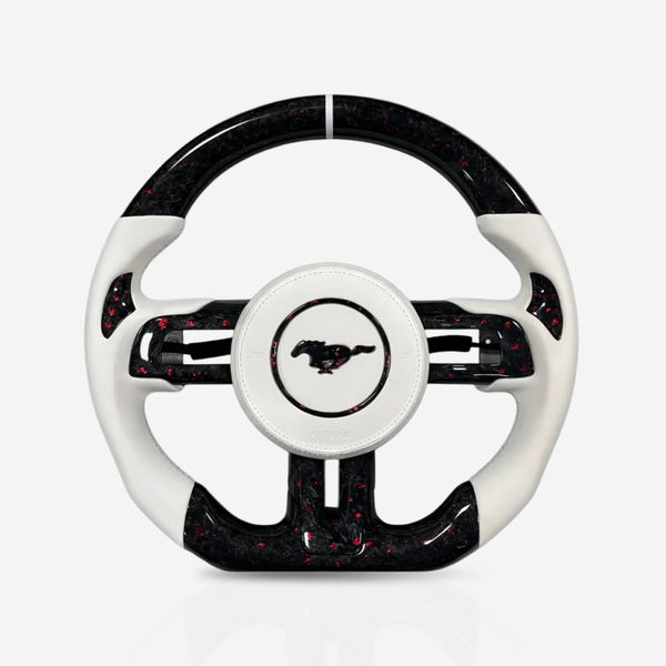 Ford Mustang Forged Carbon Fibre & Leather Steering Wheel — 10