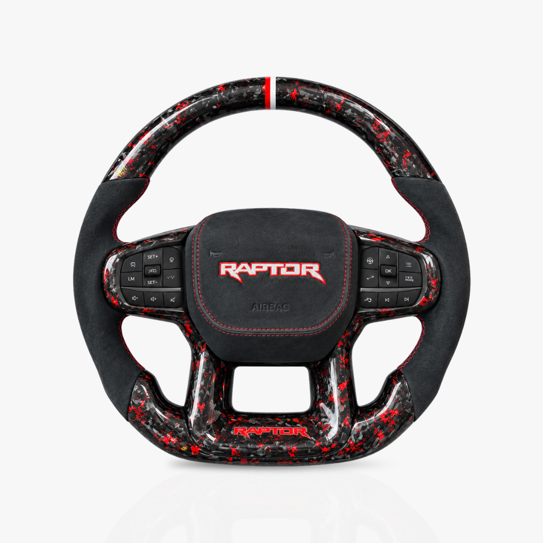 Ford Ranger Raptor Forged Carbon Fibre & Alcantara Steering Wheel — 33