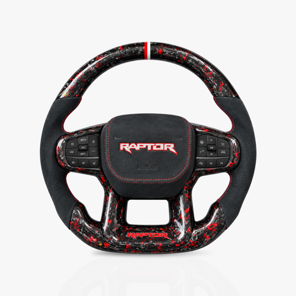 Ford Ranger Raptor Forged Carbon Fibre & Alcantara Steering Wheel — 33