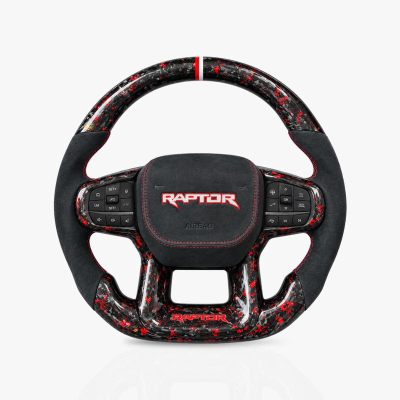 Ford Ranger Raptor Forged Carbon Fibre & Alcantara Steering Wheel — 33