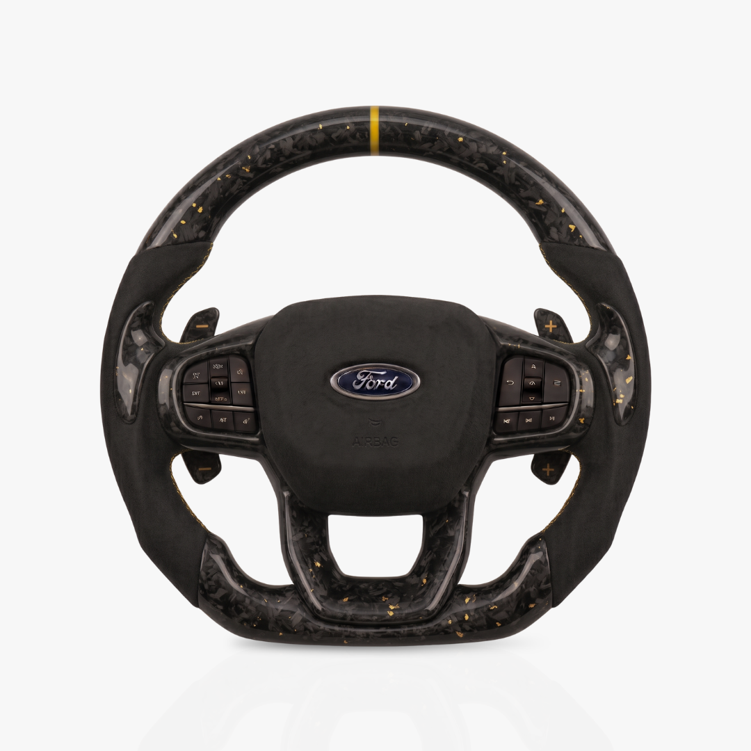 Ford Ranger Wildtrak Forged Carbon Fibre & Alcantara Steering Wheel — 24