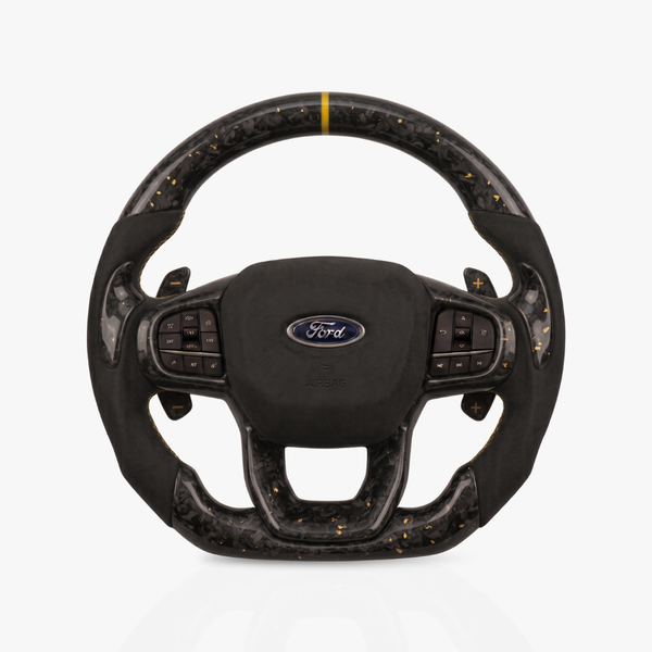 Ford Ranger Wildtrak Forged Carbon Fibre & Alcantara Steering Wheel — 24