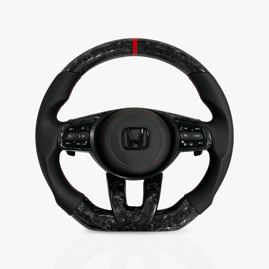 Honda Forged Carbon Fibre & Leather Steering Wheel — 03