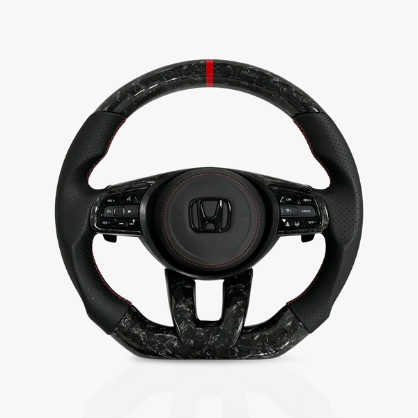 Honda Forged Carbon Fibre & Leather Steering Wheel — 03