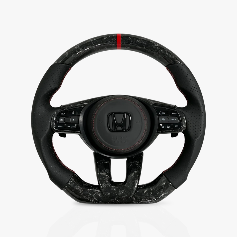 Honda Forged Carbon Fibre & Leather Steering Wheel — 03