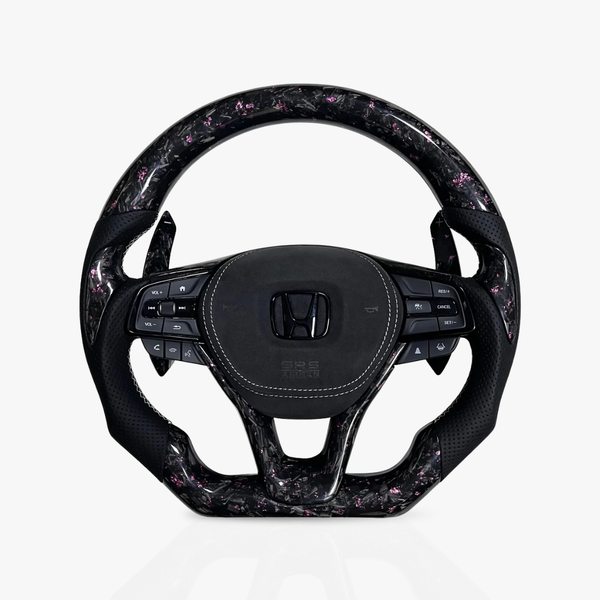 Honda Forged Carbon Fibre & Leather Steering Wheel — 05