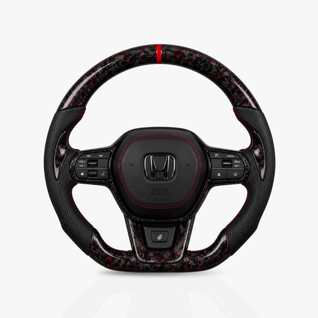Honda Forged Carbon Fibre & Leather Steering Wheel — 09
