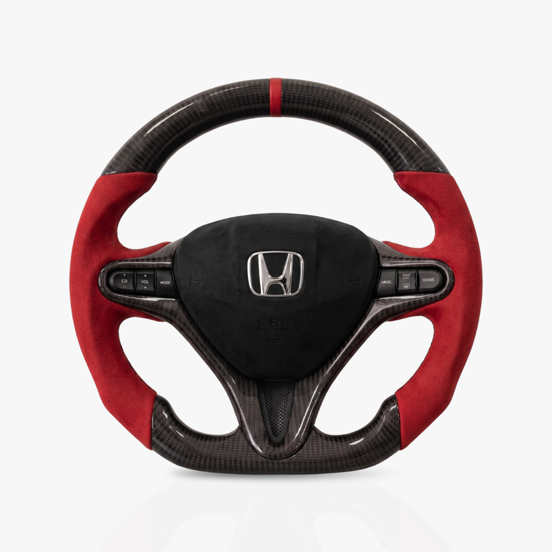 Honda Gloss Carbon Fibre & Alcantara Steering Wheel — 02