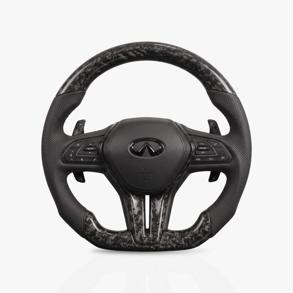 Infiniti Forged Carbon Fibre & Leather Steering Wheel — 06