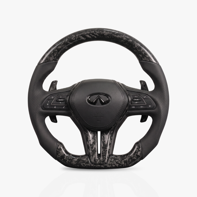 Infiniti Forged Carbon Fibre & Leather Steering Wheel — 06