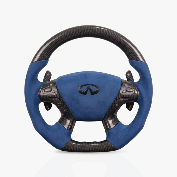 Infiniti Gloss Carbon Fibre & Alcantara Steering Wheel — 08