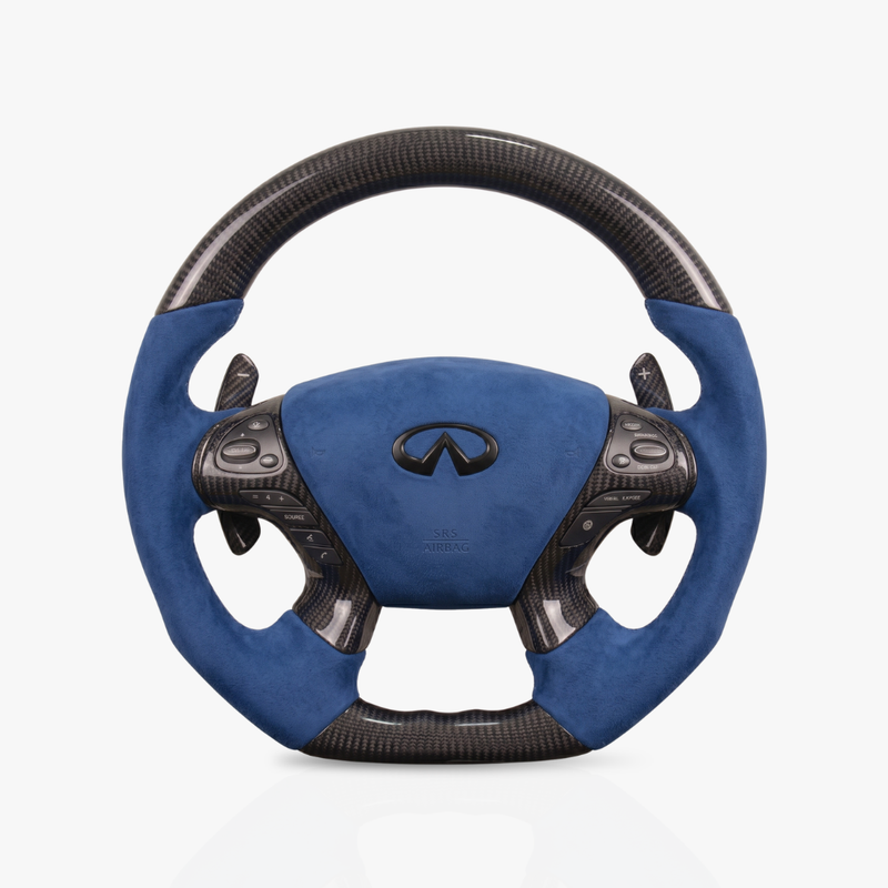 Infiniti Gloss Carbon Fibre & Alcantara Steering Wheel — 08