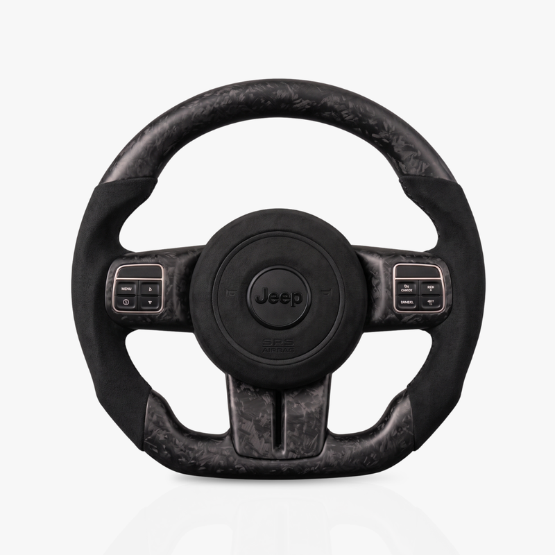 Jeep Matte Forged Carbon Fibre & Alcantara Steering Wheel — 09