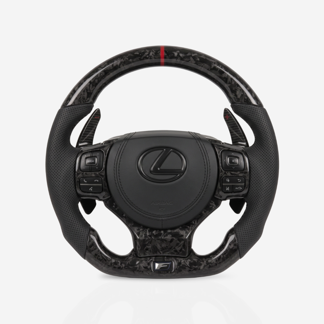 Lexus F-Sport Forged Carbon Fibre & Leather Steering Wheel — 05