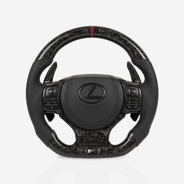 Lexus F-Sport Forged Carbon Fibre & Leather Steering Wheel — 05
