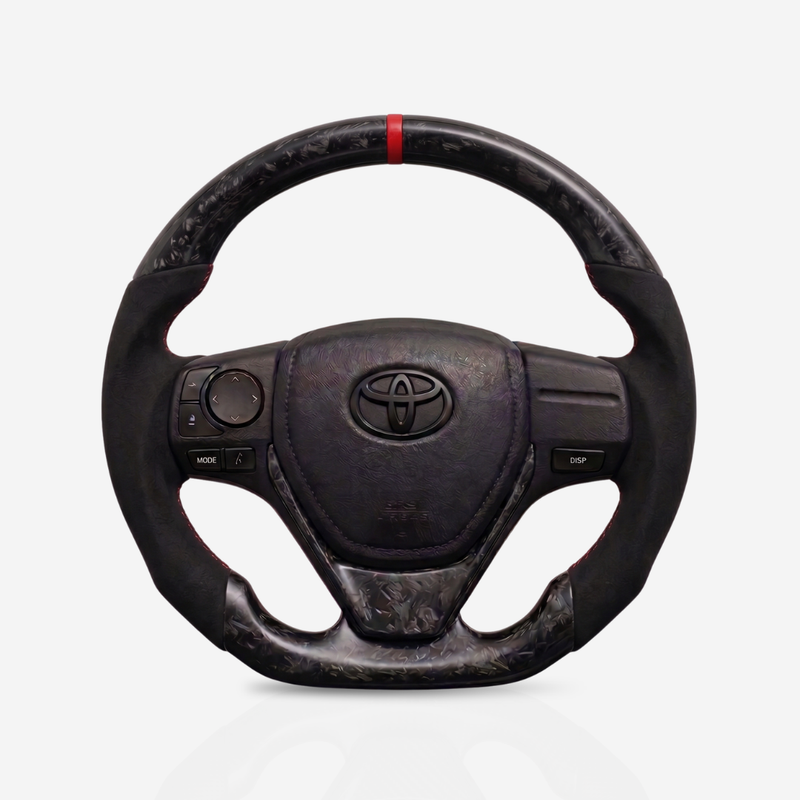 Toyota Corolla Matte Forged Carbon Fibre & Alcantara Steering Wheel — 22