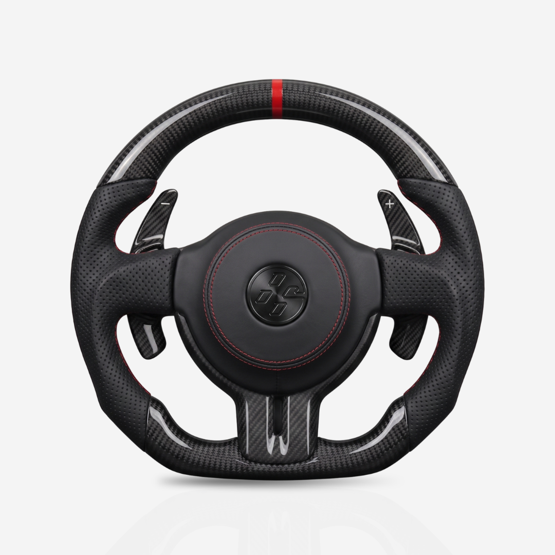 Toyota GT86 Gloss Carbon Fibre & Leather Steering Wheel — 16