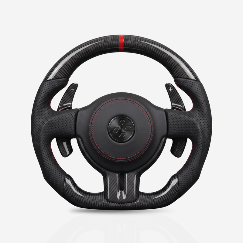 Toyota GT86 Gloss Carbon Fibre & Leather Steering Wheel — 16