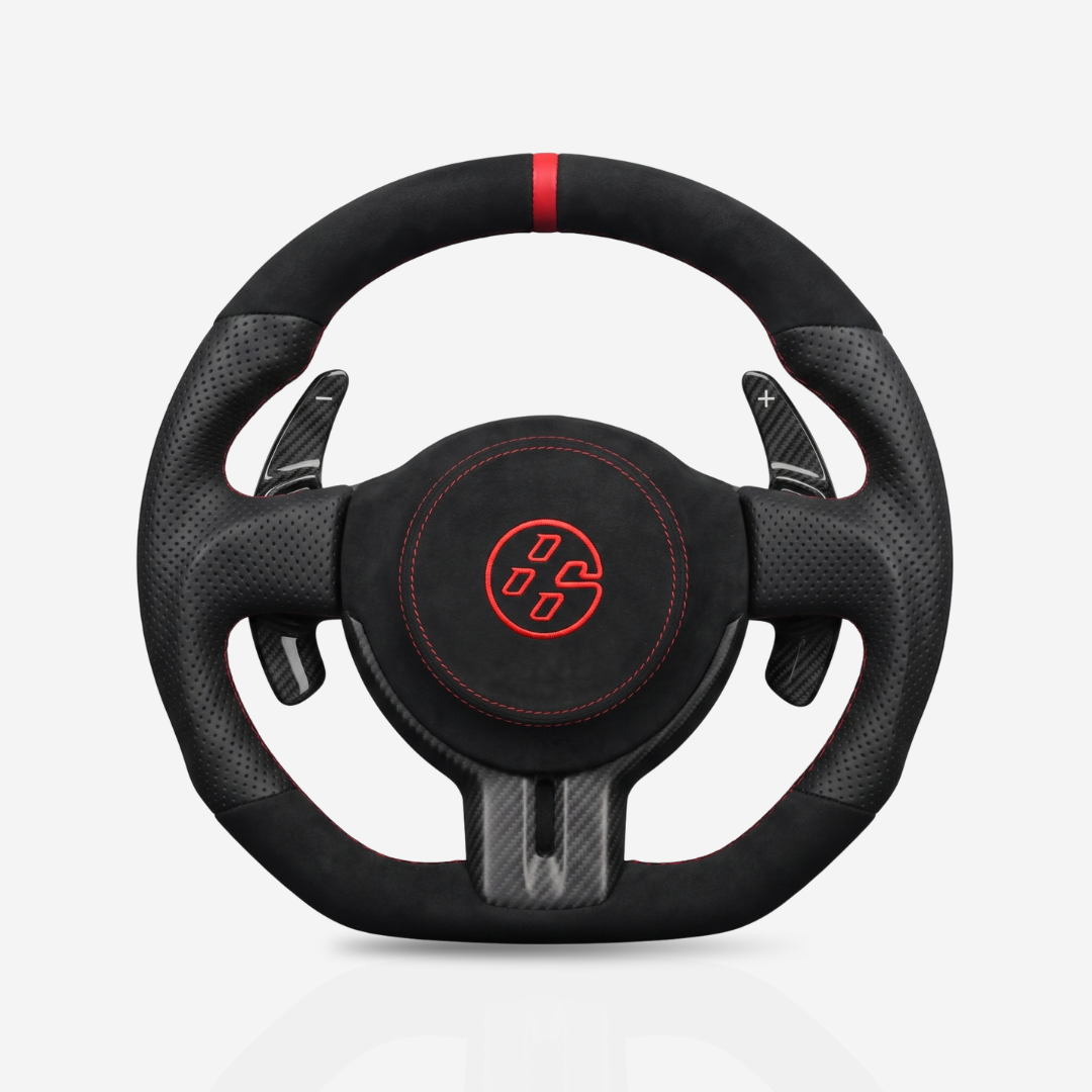 Toyota GT86 Alcantara & Leather Steering Wheel — 17