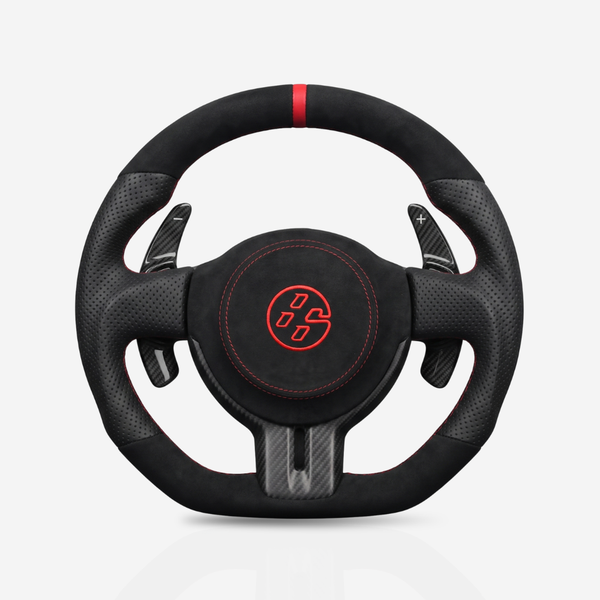 Toyota GT86 Alcantara & Leather Steering Wheel — 17