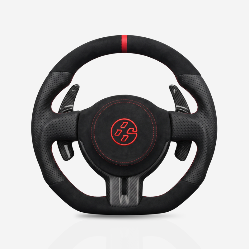 Toyota GT86 Alcantara & Leather Steering Wheel — 17