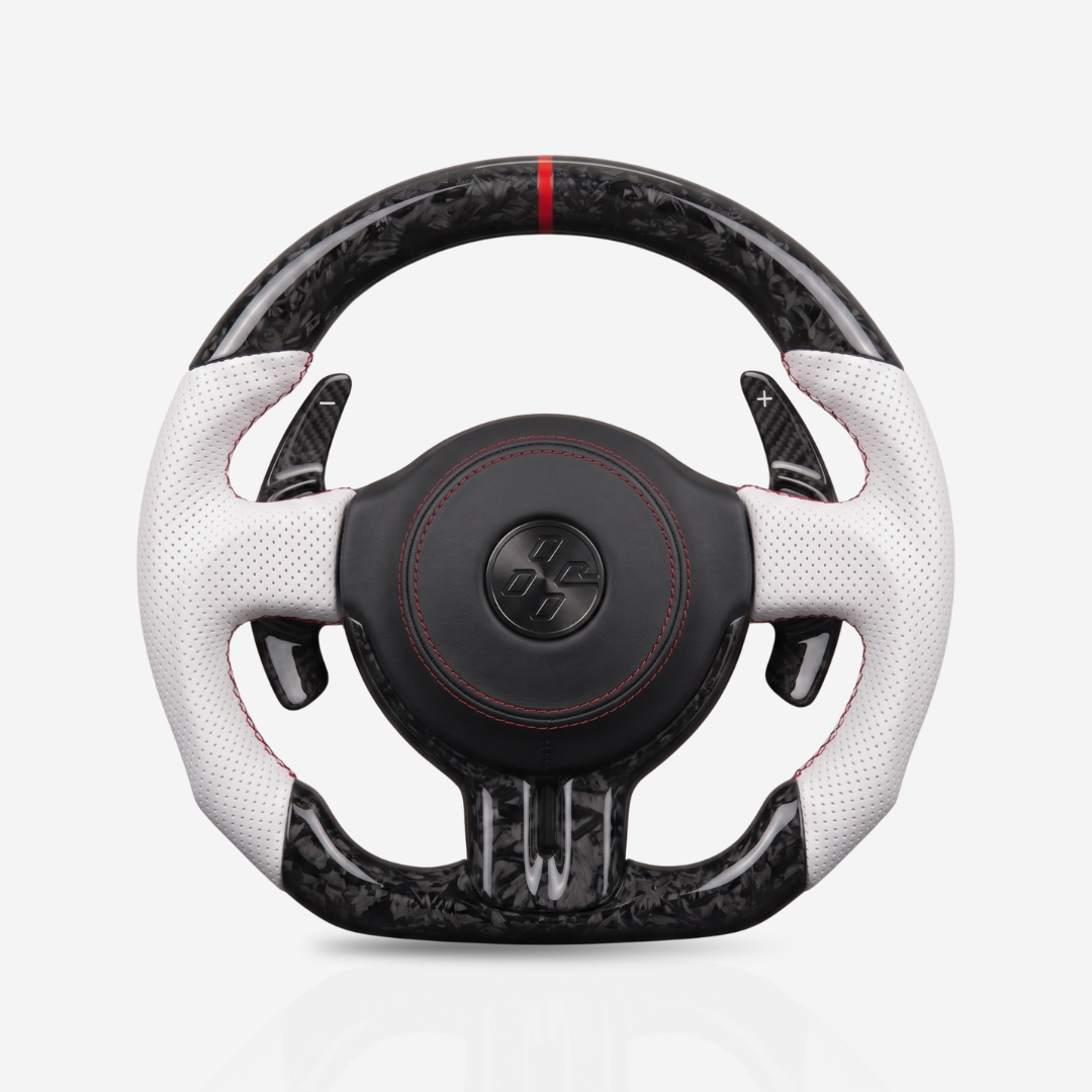 Toyota GT86 Forged Carbon Fibre & Leather Steering Wheel — 18