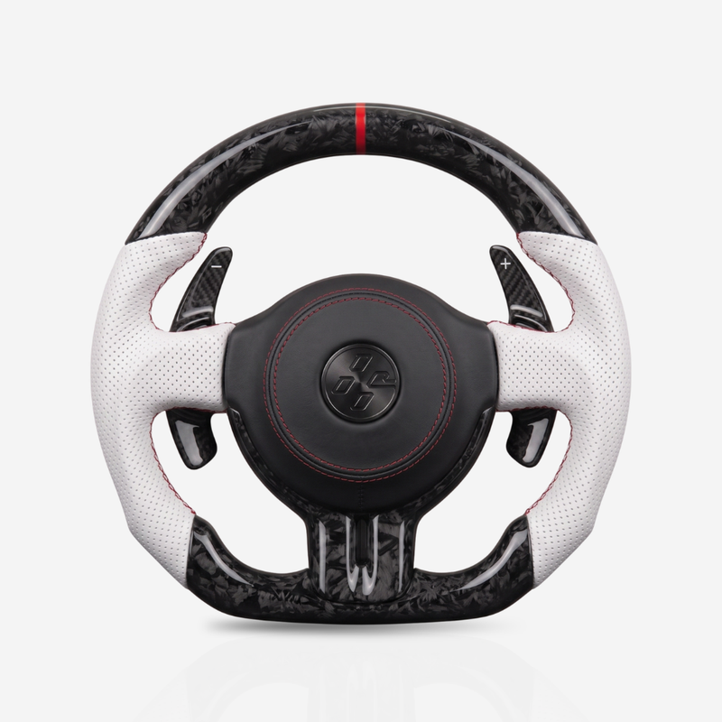 Toyota GT86 Forged Carbon Fibre & Leather Steering Wheel — 18