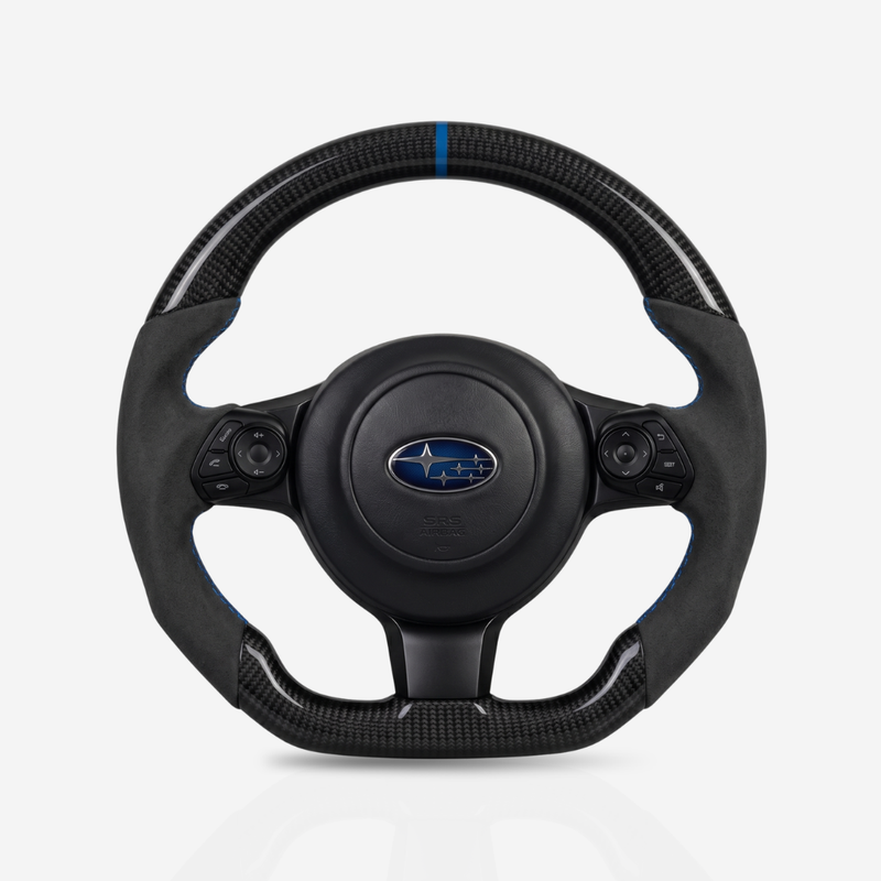 Subaru BRZ Gloss Carbon Fibre & Alcantara Steering Wheel — 01