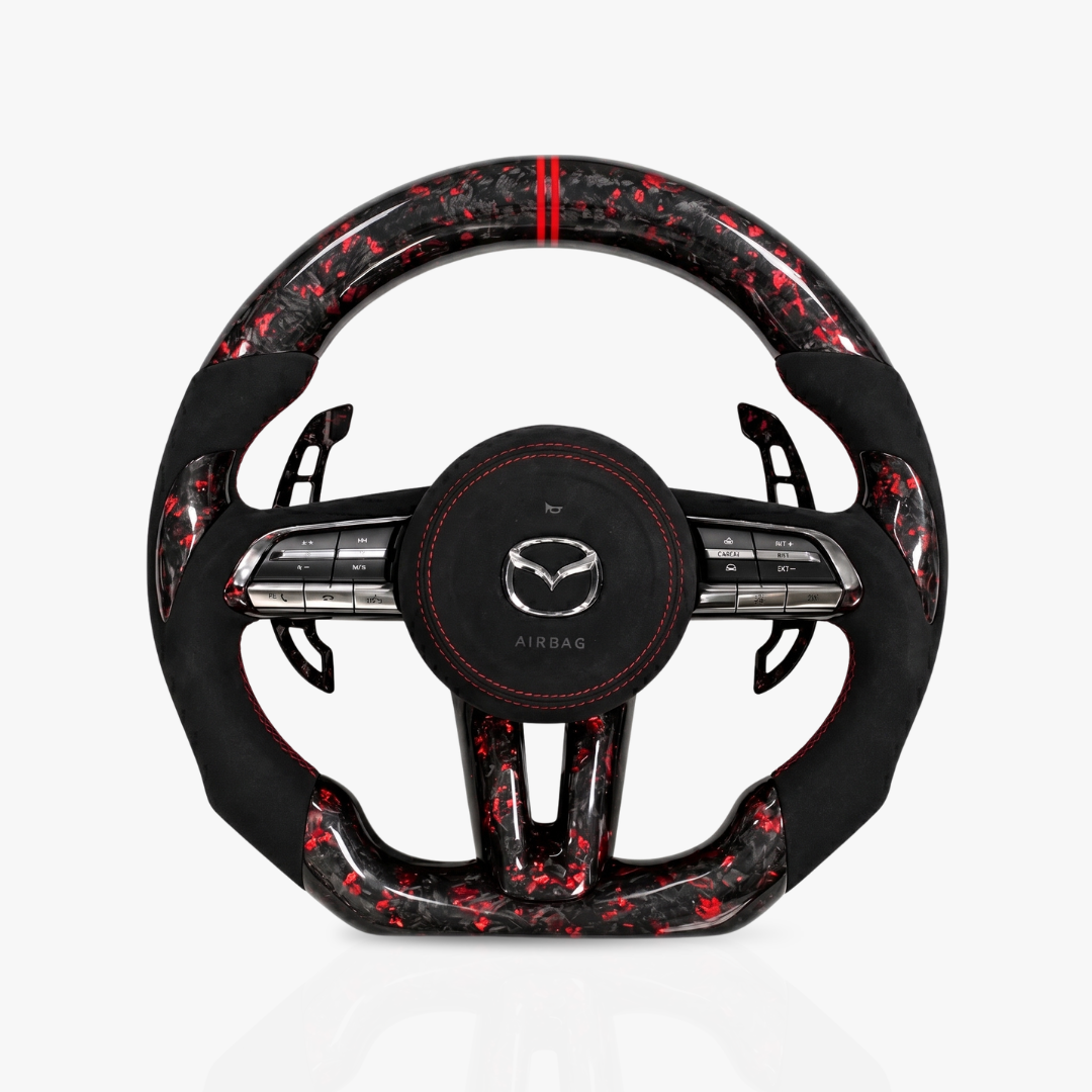 Mazda Forged Carbon Fibre & Alcantara Steering Wheel — 11