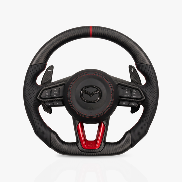 Mazda Matte Carbon Fibre & Leather Steering Wheel — 07