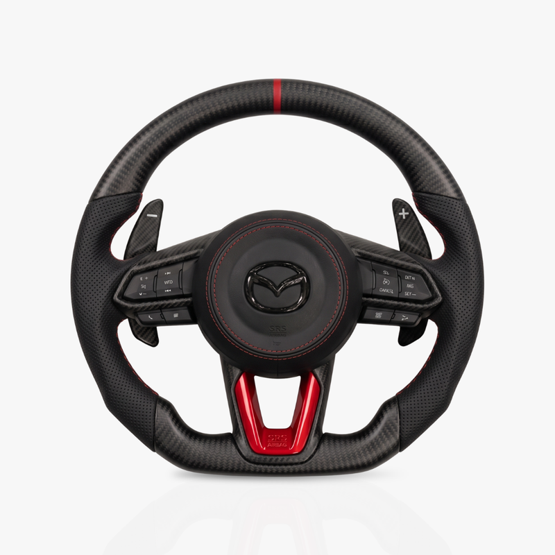 Mazda Matte Carbon Fibre & Leather Steering Wheel — 07