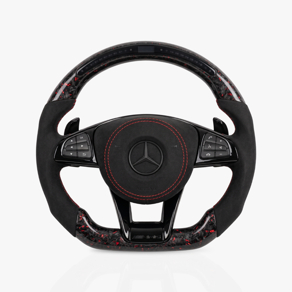Mercedes-Benz AMG Forged Carbon Fibre & Alcantara Steering Wheel — 41