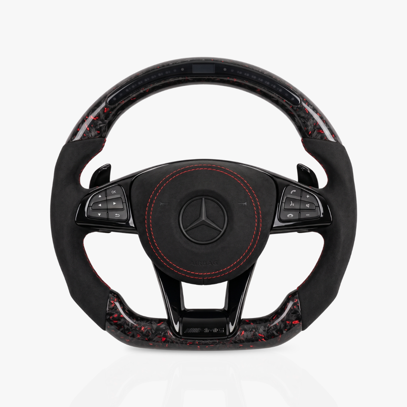 Mercedes-Benz AMG Forged Carbon Fibre & Alcantara Steering Wheel — 41